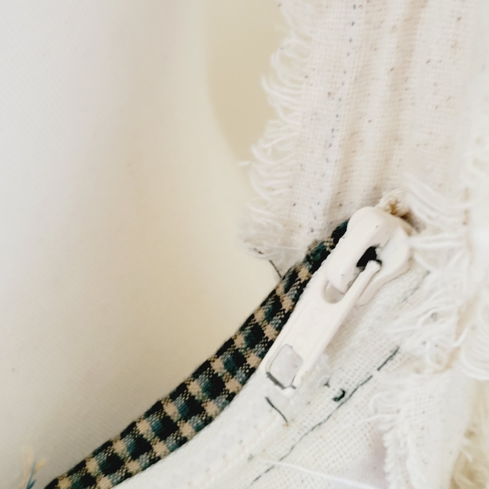 Hand Crafted Patchwork Shoulder Bag 18x14 - image 4